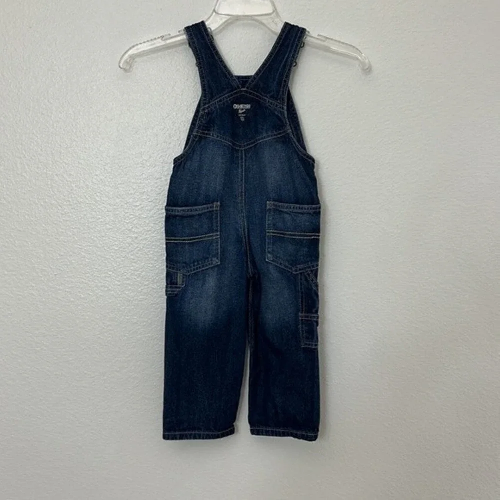 OshKosh B'Gosh Denim Toddler Overalls Jeans 2T